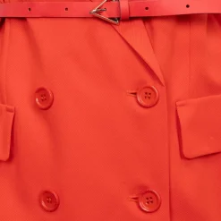 IMPERIAL Robe blazer sans manches avec ceinture Femme ORANGE Sale