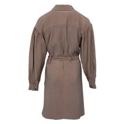 IMPERIAL Robe chemise à clips avec ceinture nocciola Femme MARRON CLAIR Best