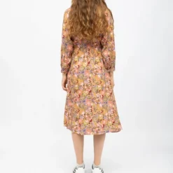 LA PETITE ETOILE Robe col V imprimé graphique rena Femme MULTICOLORE Sale