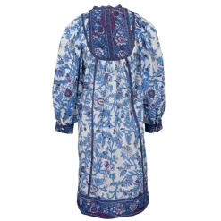 ANTIK BATIK Robe coton salma imprimé fleurs Femme BLEU Sale