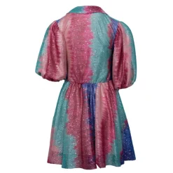 HOLLY AND JOEY Robe courte coco arc en ciel à paillettes col v Femme MULTICOLORE Best