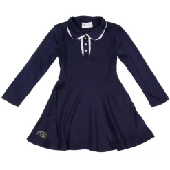 CXL BY CHRISTIAN LACROIX Robe courte col claudine manches courtes fille Enfant BLEU FONCE Clearance