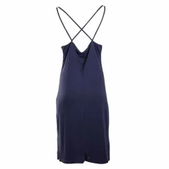 BEST MOUNTAIN Robe courte col v à bretelles fines dos nu Femme BLEU New