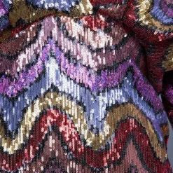 HOLLY AND JOEY Robe courte loly à sequins col v Femme MULTICOLORE