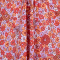 ANTIK BATIK Robe courte marty décolletée fleuri à nouer Femme ROUGE Outlet