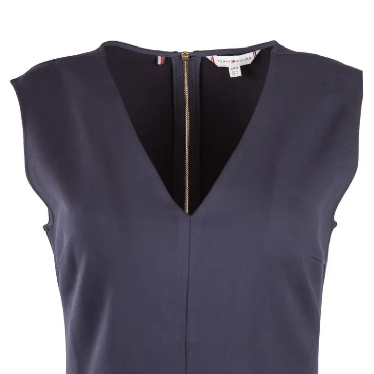 TOMMY HILFIGER Robe décolleté en V patineuse Femme BLEU FONCE Hot