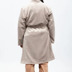 LULU CASTAGNETTE Robe de chambre douce polaire Femme ROSE POUDRE Outlet