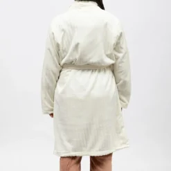 LULU CASTAGNETTE Robe de chambre douce polaire Femme BLANC ECRU