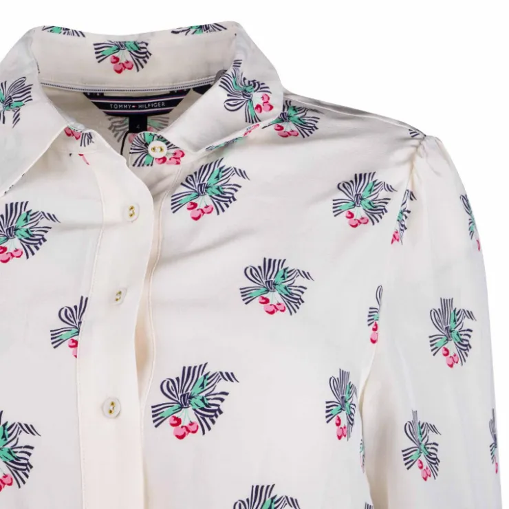 TOMMY HILFIGER Robe Femme BLANC