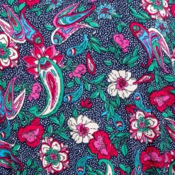 LA PETITE ETOILE Robe imprimée à fleurs col rond femme MULTICOLORE New