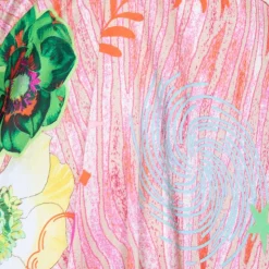 HOLLY AND JOEY Robe jade imprimé fleuri col à nouer dos nu Femme ORANGE CLAIR Hot