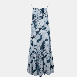 DEELUXE 74 Robe longue à bretelles cholena e à fleurs Femme BLEU Clearance