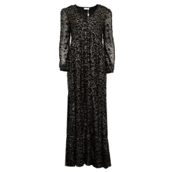 HOLLY AND JOEY Robe longue miami à motif fleuri Femme NOIR Best