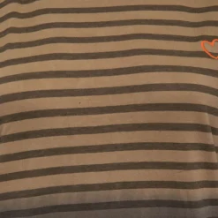 JOSEPH 'IN Robe longue t-shirt coton alicia à rayures Femme KAKI