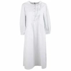 PIECES Robe mi-longue manches 3/4 Femme BLEU CLAIR