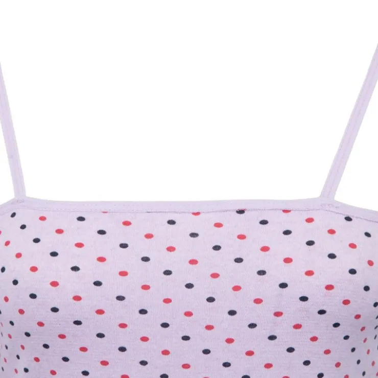 BILL TORNADE Robe nuisette mauve à pois ajustée Femme VIOLET CLAIR Outlet