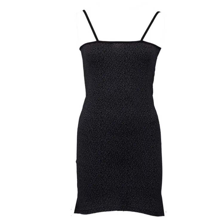 BILL TORNADE Robe nuisette e imprimé coeurs blancs Femme NOIR Discount