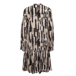 IMPERIAL Robe orange imprimé plantes colorées Femme BEIGE Online