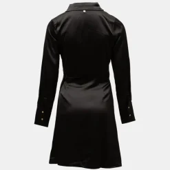 DEELUXE 74 Robe portefeuille effet satiné umbelli black Femme NOIR Clearance