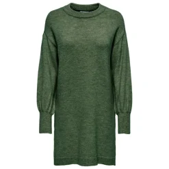 ONLY Robe pull Jada en maille à col rond Femme VERT New