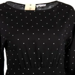 BEST MOUNTAIN Robe RB S1903F imprimé étoile Femme NOIR Outlet