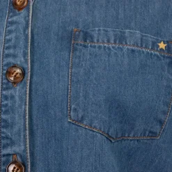 LA PETITE ETOILE Robe stone rimen Femme BLEU New