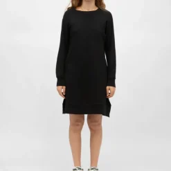 BILL TORNADE Robe sweat mi longue marianne manches longues Femme NOIR Discount