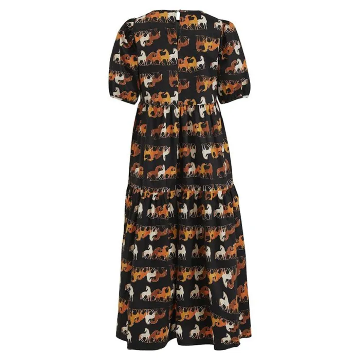 VILA Robe Vibrika Femme NOIR Online