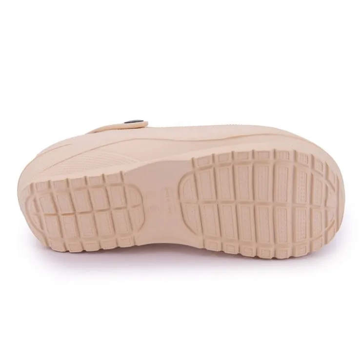 KELARA Sabots en caoutchouc avec plateforme Femme BLANC ECRU Discount