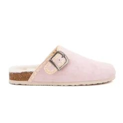 BURTON OF LONDON Sabots fourrés liseré crochets Sunny Femme ROSE CLAIR Best