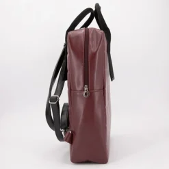 O BAG Sac à dos porté main anse tissu 37x31x10cm Femme BORDEAUX Sale