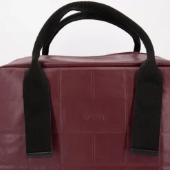 O BAG Sac à dos porté main anse tissu 37x31x10cm Femme BORDEAUX Sale