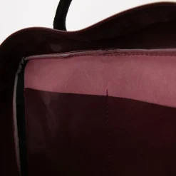 O BAG Sac à dos porté main anse tissu 37x31x10cm Femme BORDEAUX Sale