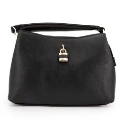 TORRENTE Sac à main avec cadenas 26x20x10cm Femme NOIR Clearance