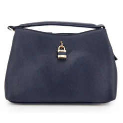 TORRENTE Sac à main avec cadenas 26x20x10cm Femme BLEU FONCE
