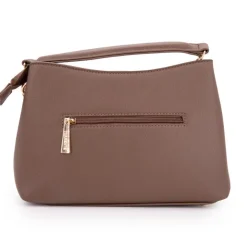 TORRENTE Sac à main avec cadenas 26x20x10cm Femme MARRON Hot