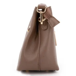 TORRENTE Sac à main avec cadenas 26x20x10cm Femme MARRON Hot