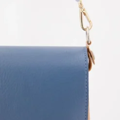 O BAG Sac à main bandoulière amovible rabat 25x20x7cm Femme MARRON Discount