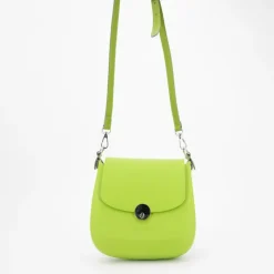 O BAG Sac à main bandoulière amovible rabat fermoir tourniquet Femme VERT Best