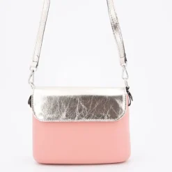 O BAG Sac à main bandoulière amovible rabat fermoir aimanté Femme ROSE Best