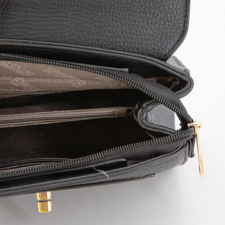 GEORGES RECH Sac à main motif serpent rabia avec double anse 20x18x6cm Femme GRIS FONCE New