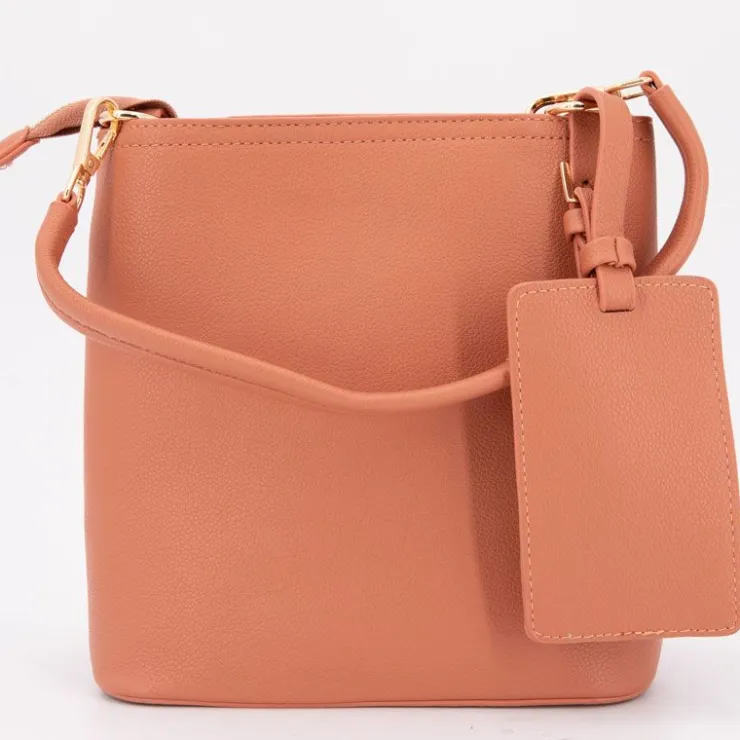TORRENTE Sac à main similicuir Femme ORANGE CLAIR Outlet