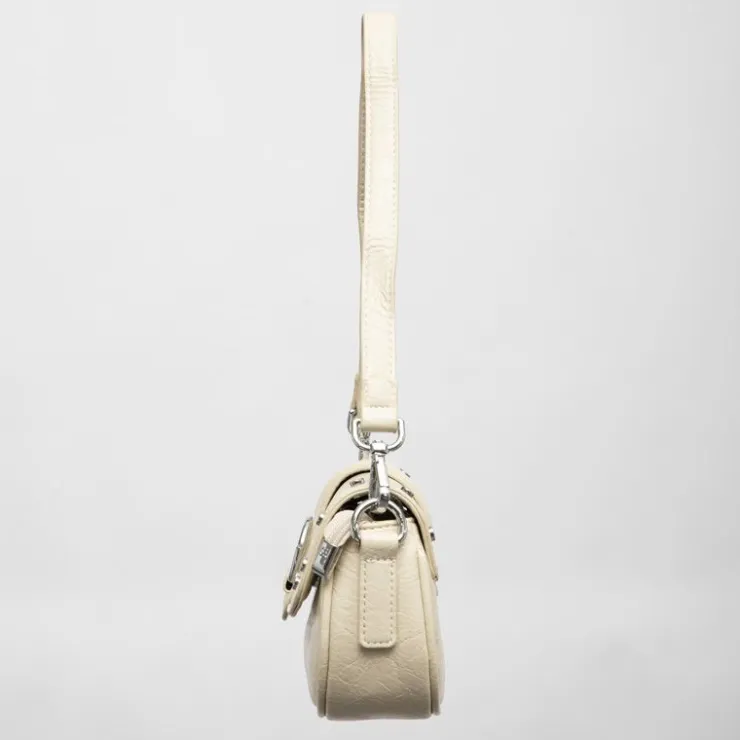 GEORGES RECH Sac à rabat avec anneau argenté taysir 24x5x14cm Femme BLANC ECRU Discount