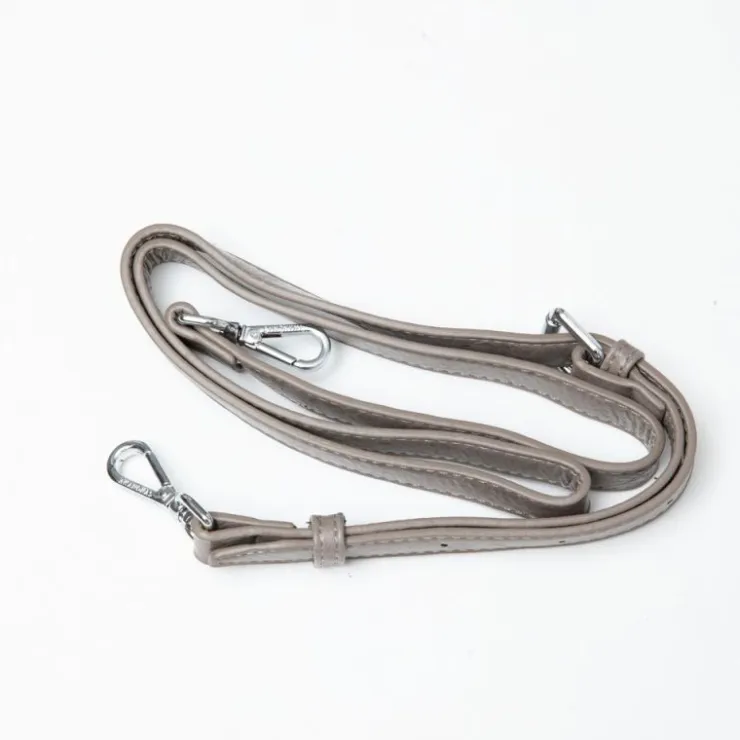 GEORGES RECH Sac à rabat avec anneau argenté taysir 24x5x14cm Femme GRIS New