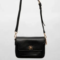 GEORGES RECH Sac à rabat avec clip radja 24x9x16,5 cm Femme NOIR Best