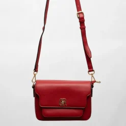 GEORGES RECH Sac à rabat avec clip radja 24x9x16,5 cm Femme ROUGE Discount