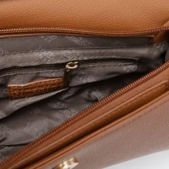 GEORGES RECH Sac à rabat similicuir tallulah 25,5x15,5x6,5cm Femme MARRON Best