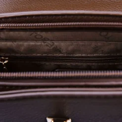 TORRENTE Sac a main taupe 22x16x8 cm Femme MARRON FONCE Clearance