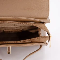 TORRENTE Sac a main taupe 22x16x8 cm Femme MARRON CLAIR Discount