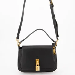 GEORGES RECH Sac bandouliere avec cadenas doré ralia 22x15x7cm Femme NOIR Best